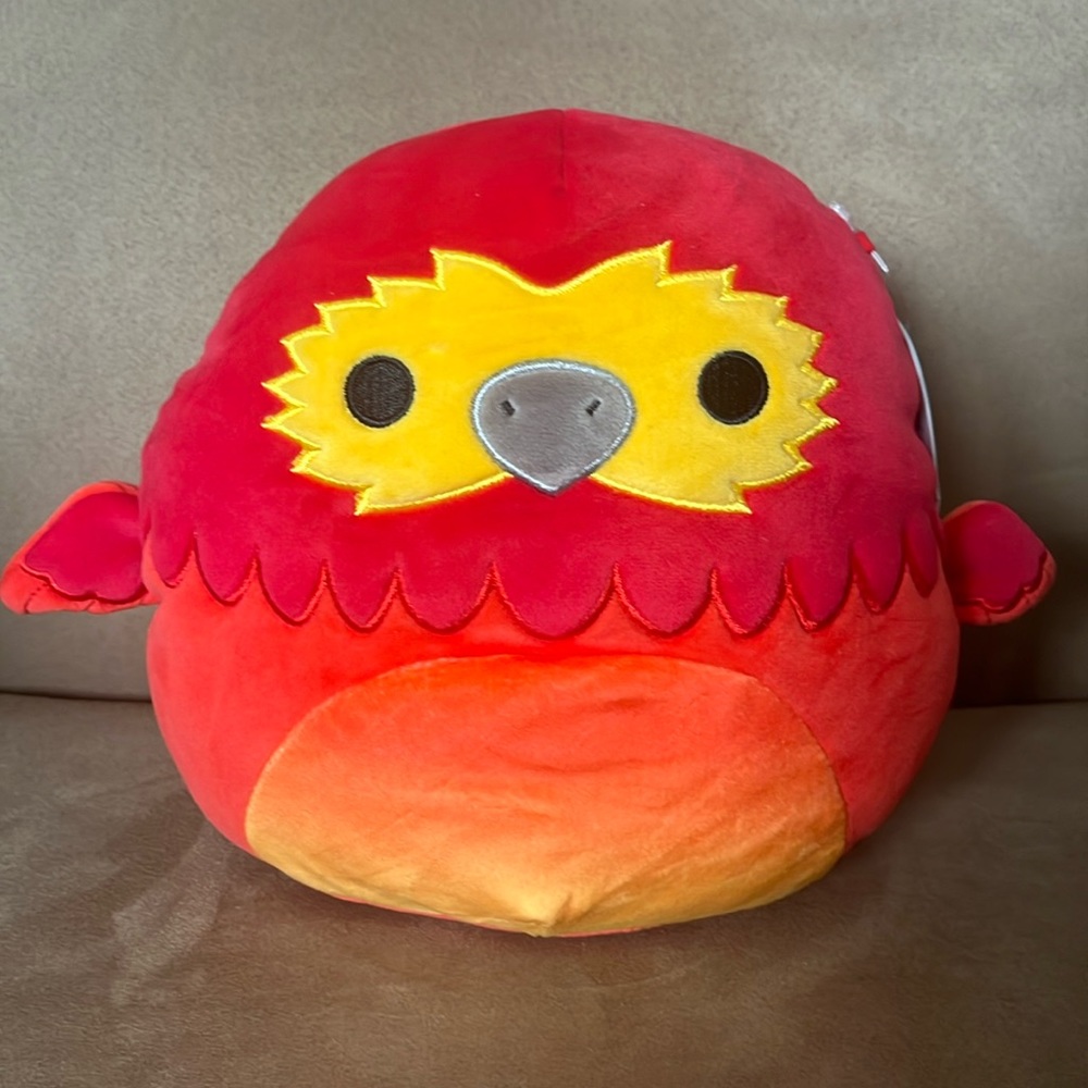 Fawkes Harry Potter Squishmallow phoenix  8”